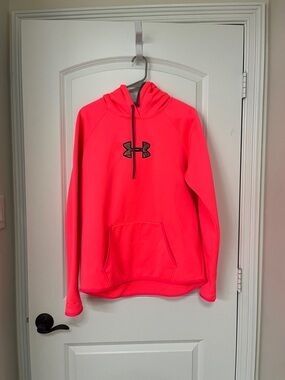 Under Armour Neon Pink Hoodie Sweatshirt